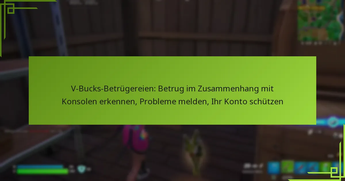 V-Bucks-Betrügereien: Betrug im Zusammenhang mit Konsolen erkennen, Probleme melden, Ihr Konto schützen